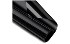 Black Window Tint Privacy Film HY 3% 30" in x 13' ft Static Clings Reflective