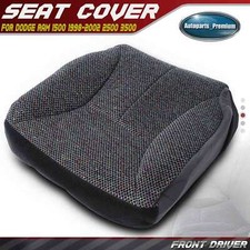 Front Driver Gray Seat Bottom Cover For Dodge Ram 1500 2500 3500 1998-2002 Cloth