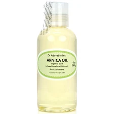 4 oz 100% PURE ORGANIC ARNICA MONTANA HERBAL OIL  FRESH INFUSED Free Shipping