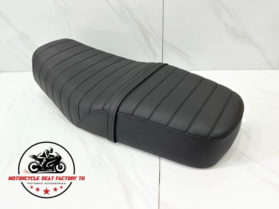 1978 Honda CB400 A TI TII Hawk Hondamatic Seat motocicleta clássica metal preto. - Imagem 4 de 4