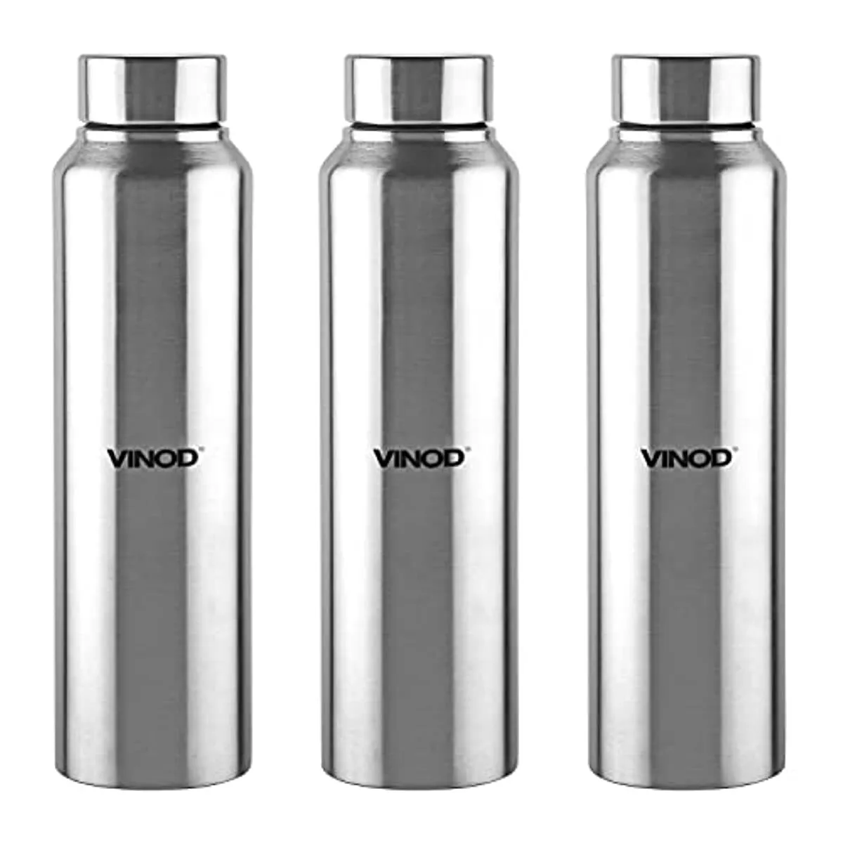 Gray Vacuum Flask Set - Insulated Water Bottle w/ 3  