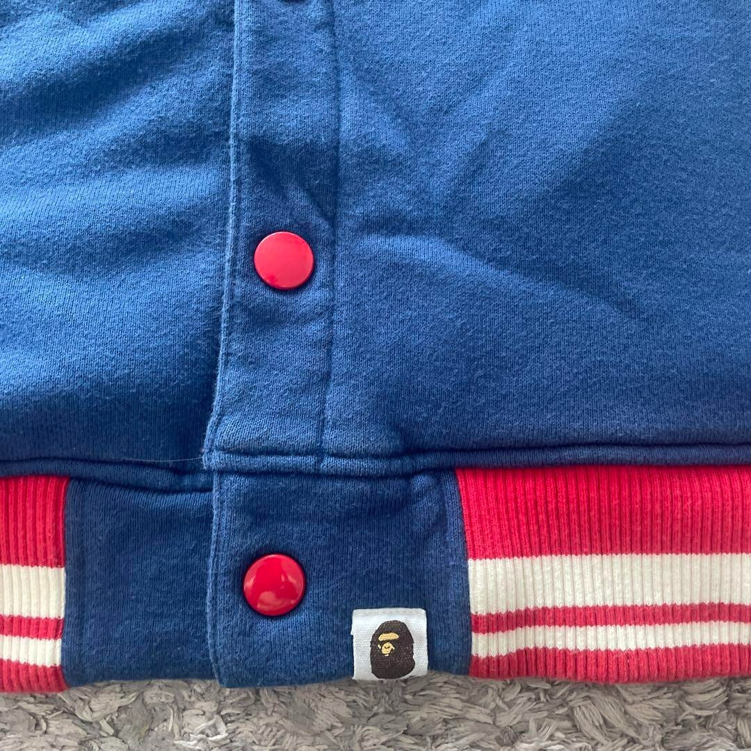 BAPE KIDS A Bathing Ape Stadium Jacket Varsity Jacket BABY