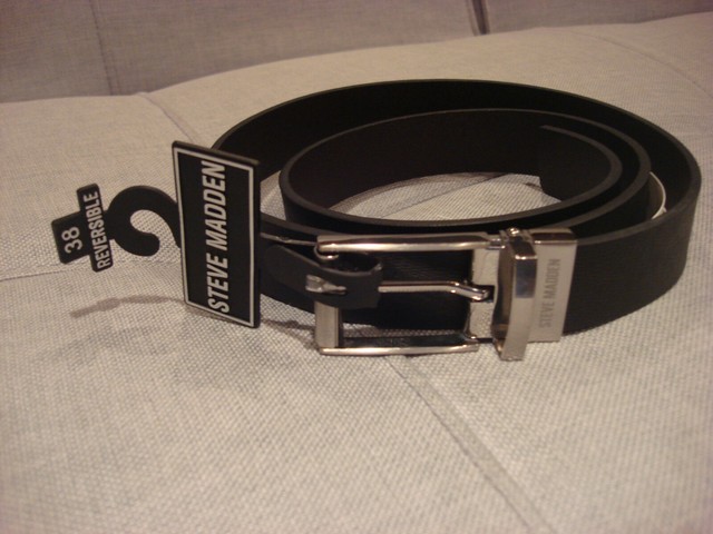 steve madden black belt