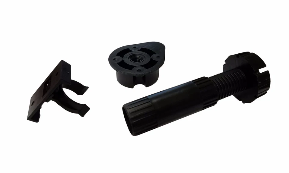 Adjustable Plastic Kitchen Bath Cabinet Leg 95mm-150mm Pack of 4 / 8 / 32 Pcs - Image 3 of 3