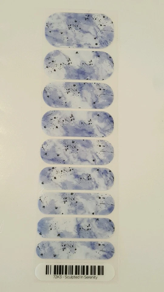 Jamberry ESCULPIDO EN SERENIDAD, 1/2 Hoja Foto 3 de 4