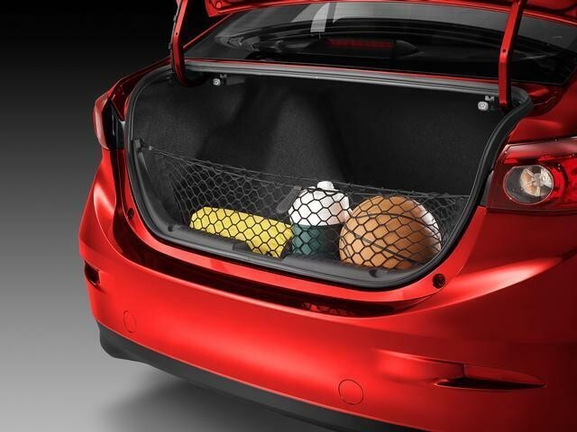 Rear Trunk Envelope Style Mesh Organizer Cargo Net for MAZDA 3