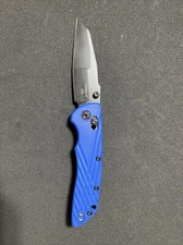 Hogue Deka Knife Black Coated Magnacut Wharncliffe Black/Blue Polymer ABLE Lock