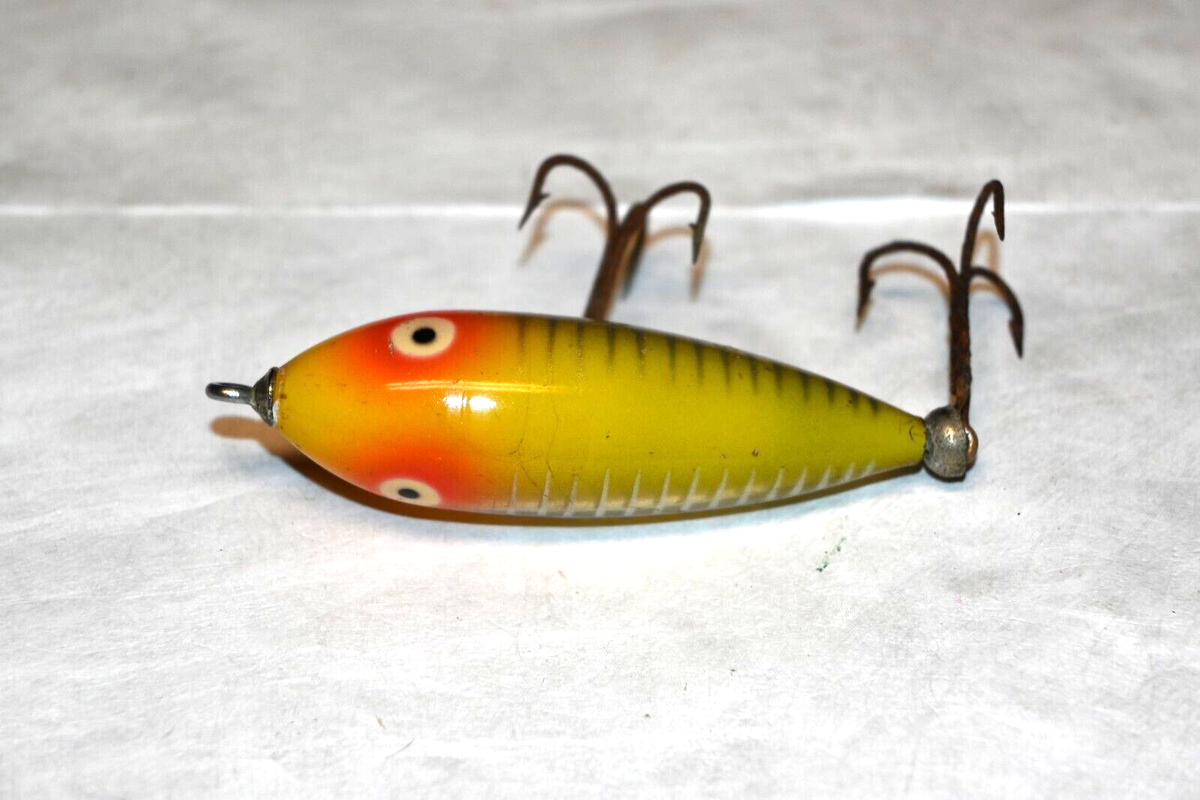 Vintage Heddon Baby Zara in Yellow Shore Finish | eBay
