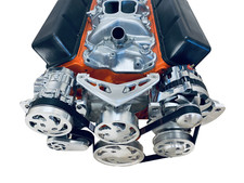 Sbc Serpentine Pulley Conversion Kit Alt Ps Ac Small Block Chevy 350 Triangles