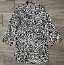 Studio Donatella Women's Small Animal Print Luxury Soft Robe Dress