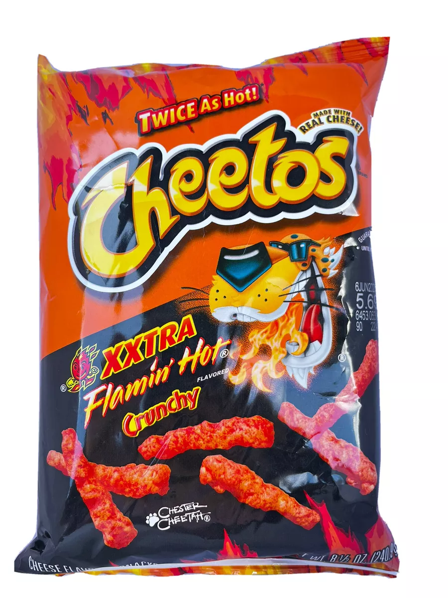 Cheetos Crunchy Flamin' Hot Cheese Flavored Snack Chips, 8.5 oz Bag