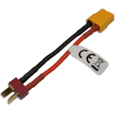 Convert LiPo Deans T Batteries To XT60 Connectors - Set of 2 - Brand New Convert LiPo Deans T Batteries To XT60 Connectors - Set of 2 - Brand New