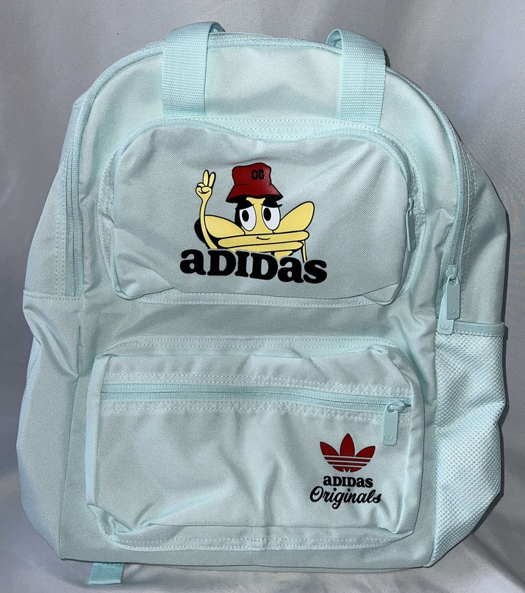 NWT Brand New Adidas Originals Fun Trefoil Two-Way Backpack Unisex Youth