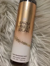 NEW Bath & Body Works Warm Vanilla Sugar Fine Fragrance Mist - 8oz