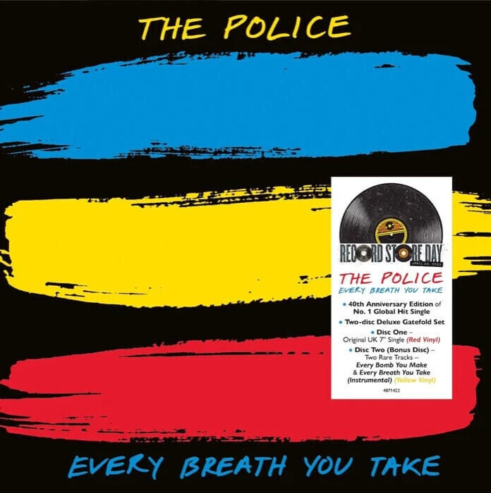 The Police - Every Breath You Take Vinyl 2 RSD 23 7inch red yellow Vinyl new - Bild 2 von 2