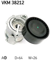 SKF VKM 38212 Spannrolle, Keilrippenriemen Links Mitte FÜR BMW