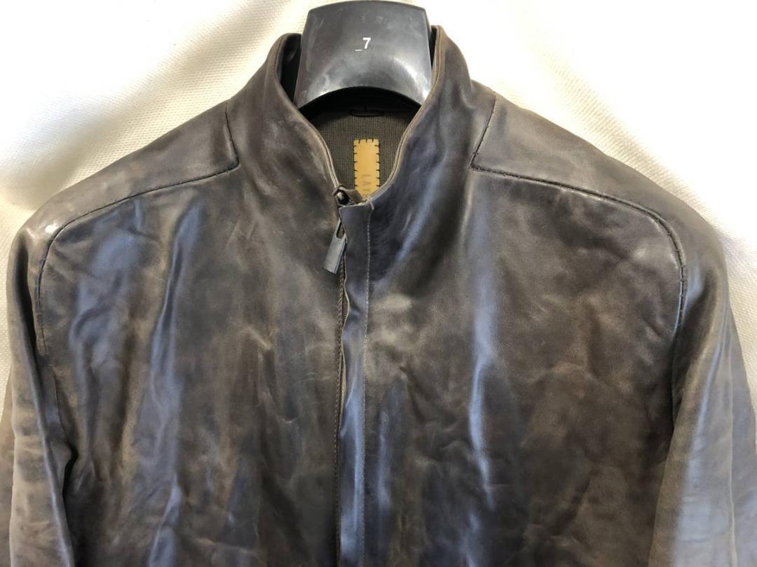 Guidi Layer-0 Brown Horse Leather H Jacket Size 65cm Length Guidi Layer-0 Brown Horse Leather H Jacket Size 65cm Length