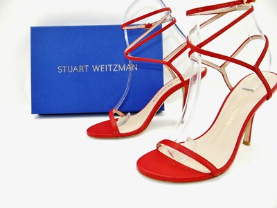 Stuart Weitzman MERINDA Sandals Damen Schuhe Pumps High Heel Sandalen Rot Gr.40