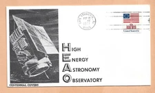 HEAO LAUNCH AUG 12,1977 CAPE CENTENNIAL SPACE COVER