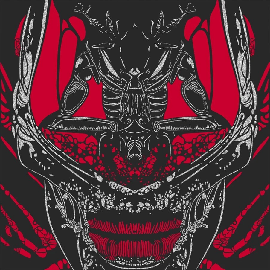 new XWWX HR GIGER Alien Black T-SHIRT Sticker Xenomorph Necronomicon S  Occult cv | eBay