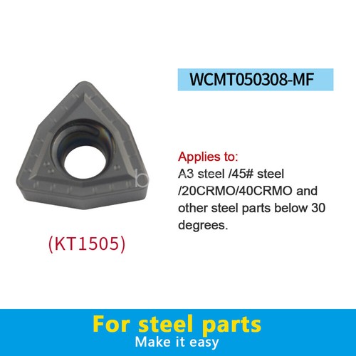 WCMT050308FN  WCMX WCGT ACZ330 10pcs CNC Carbide Turning Insert Grooving Blades - Picture 60 of 83