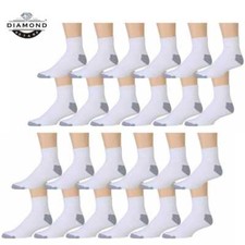 Wholesale Bulk Lot Men Ankle Quarter Sports Socks Cotton Low Cut Socks Size 9-11