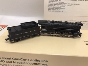 Con-Cor-Rivarossi-locomotive-102-Indiana-Harbor-Belt-Railroad-Engine-amp-Coal-Car