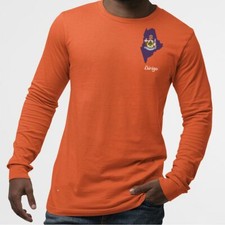 Maine UnisexTshirtLongSleeve-State Flag With Motto Printed
