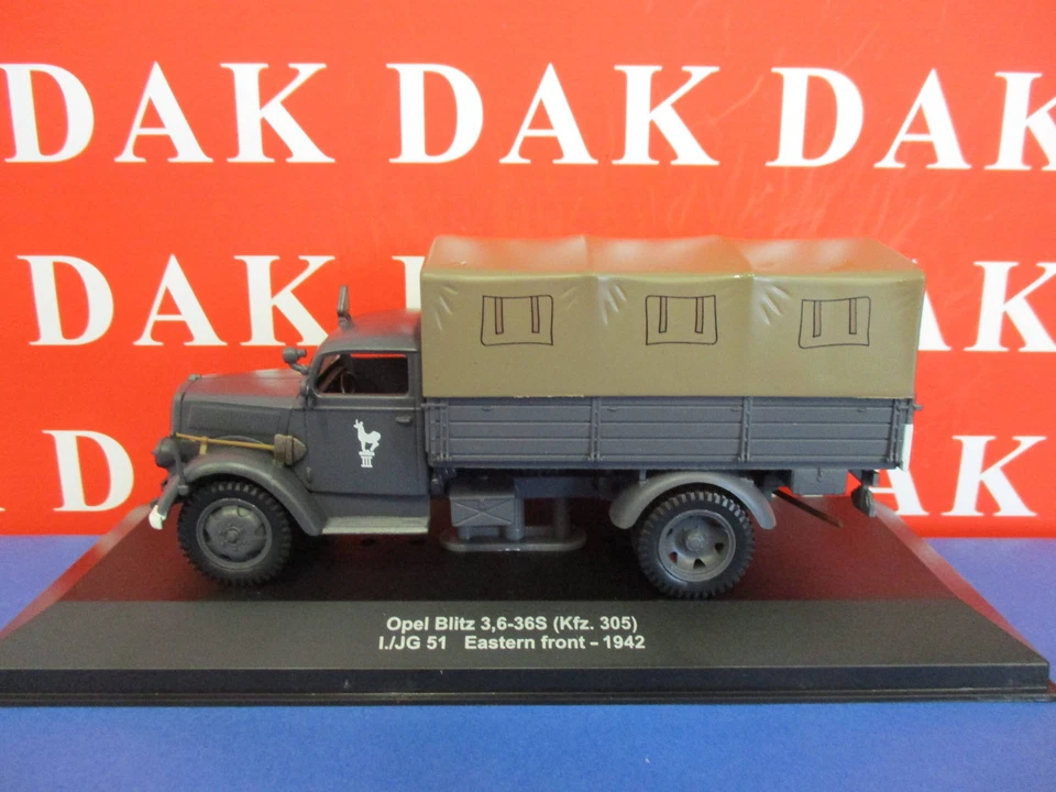 Die cast 1/43 Modellino Camion Opel Blitz 3,6 - 36S (Kfz. 305) Russia 1942 - Immagine 2 di 4