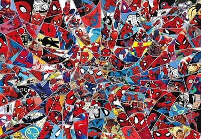 Puzzle - Impossible Puzzle ''Spiderman'' - 1000 Teile - Clementoni - Neu Blister