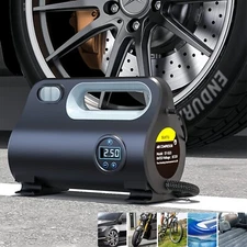 Heavy Duty Portable Air Compressor Car Tire Inflator Electric Pump Auto 12V