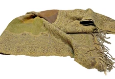 Womens Fringed Basic Floral Paisley 72 x 28 inch Scarf Shaw Wrap