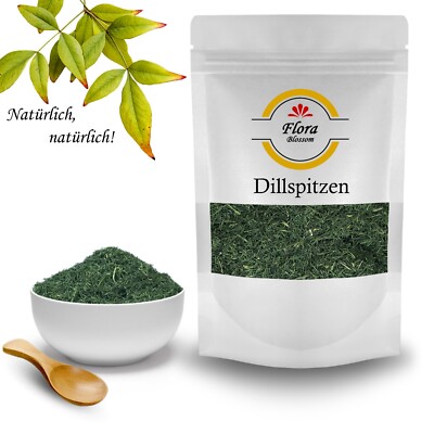 100g Dill Gerebelt - Dillspitzen getrocknet - Feines Gewürz für Küche & Kochen