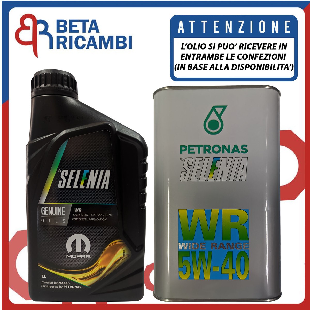 Kit Tagliando Fiat 500x 1.3 Multijet 95 Cv Kit Tagliando Fiat 500 Panda 1.2 Benzina - Con Olio Selenia 5W40 E Filtri Originali Olio Motore 5w40 Benzina - Foto 2