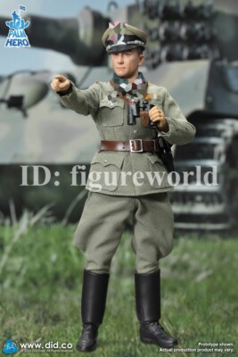 DID XD80027 1/12 WWII German Panzer Commander Otto Carius 6