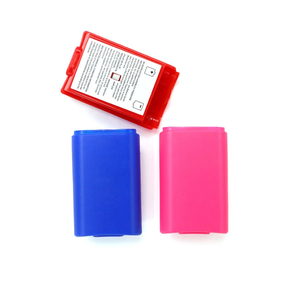 1pcs Battery Pack Cover Shell Case for Xbox 360 Controller Black White Red Pink - Image 3 of 4