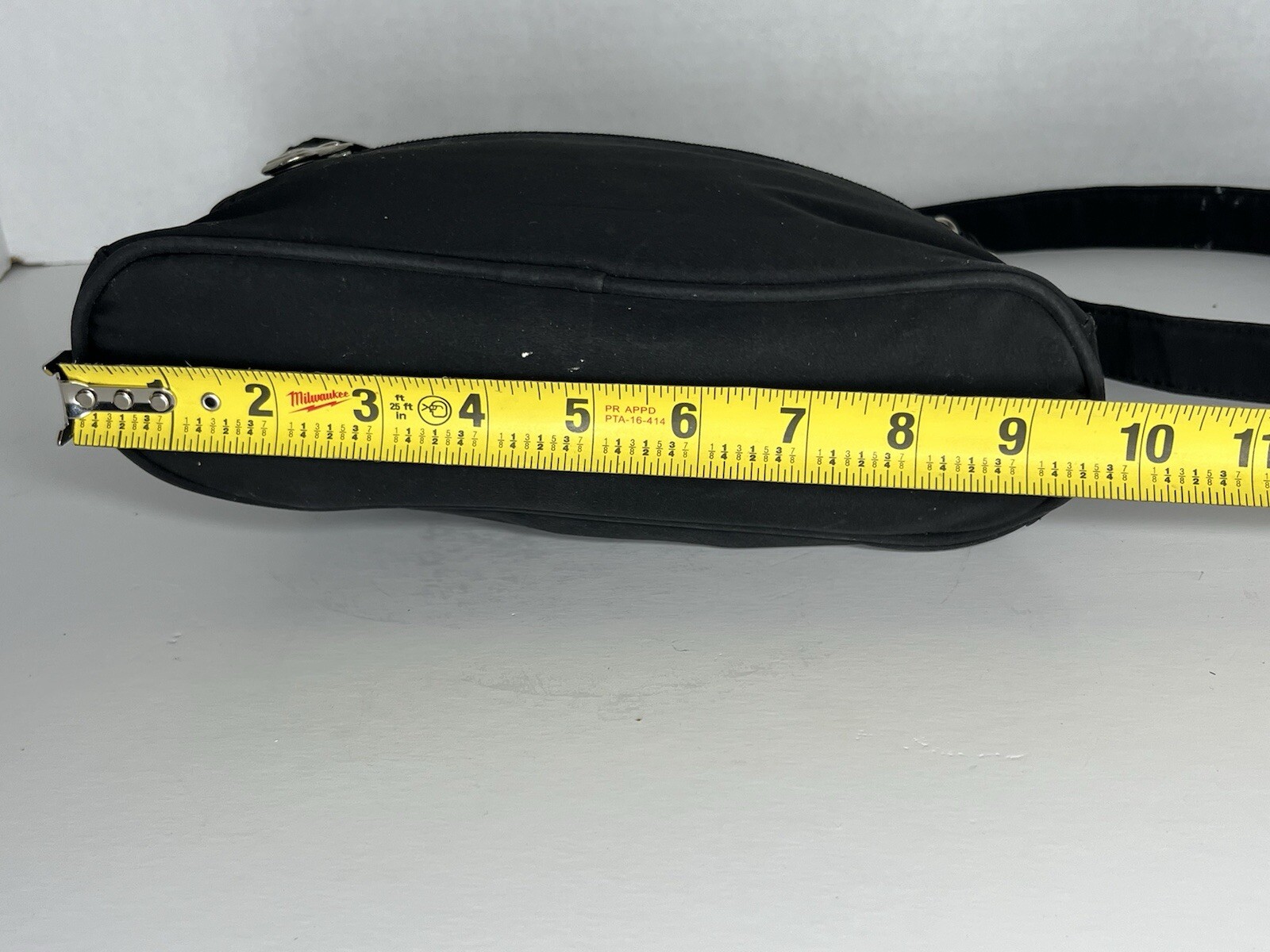 Ameri Nylon Healthy Mini Shoulder Bag Solid Black… - image 17