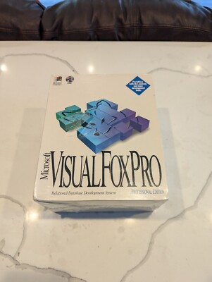 Microsoft Visual FoxPro 3.0 Professional Edition Windows vintage software SEALED