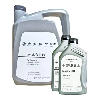 VAG VW LongLife III FE 0W-30 Original Motorenöl - 7 Liter | VW 507.00 / 504.00