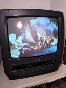 Vintage Magnavox Crn135at0113 Crt Tv Vcr Retrogaming Combo Television No Remote Ebay