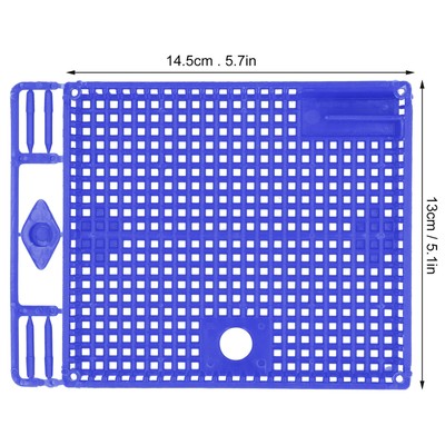 (Bleu)5Pcs Reusable Queen Bee Isolator Portable Queen Introducing Cage AOS HG