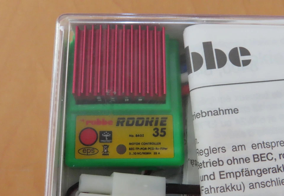 Robbe RC Speed Controller ROOKIE 35 ESC 8402 NEW NIB 1996 for Brushed Motor - Bild 2 von 4