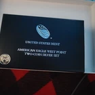 2013-W 2-Coin Silver American Eagle West Point Set (w/Box & COA) - SKU #76075