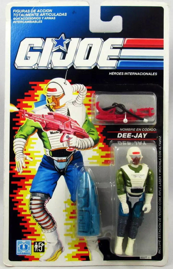 G.I. Joe Dee-Jay 1989 idéal pour décorer une vitrine de passionné