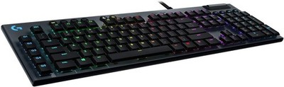 Logitech G815 LIGHTSYNC RGB Tastatur AZERTY Französisch - Schwarz GL-Clicky