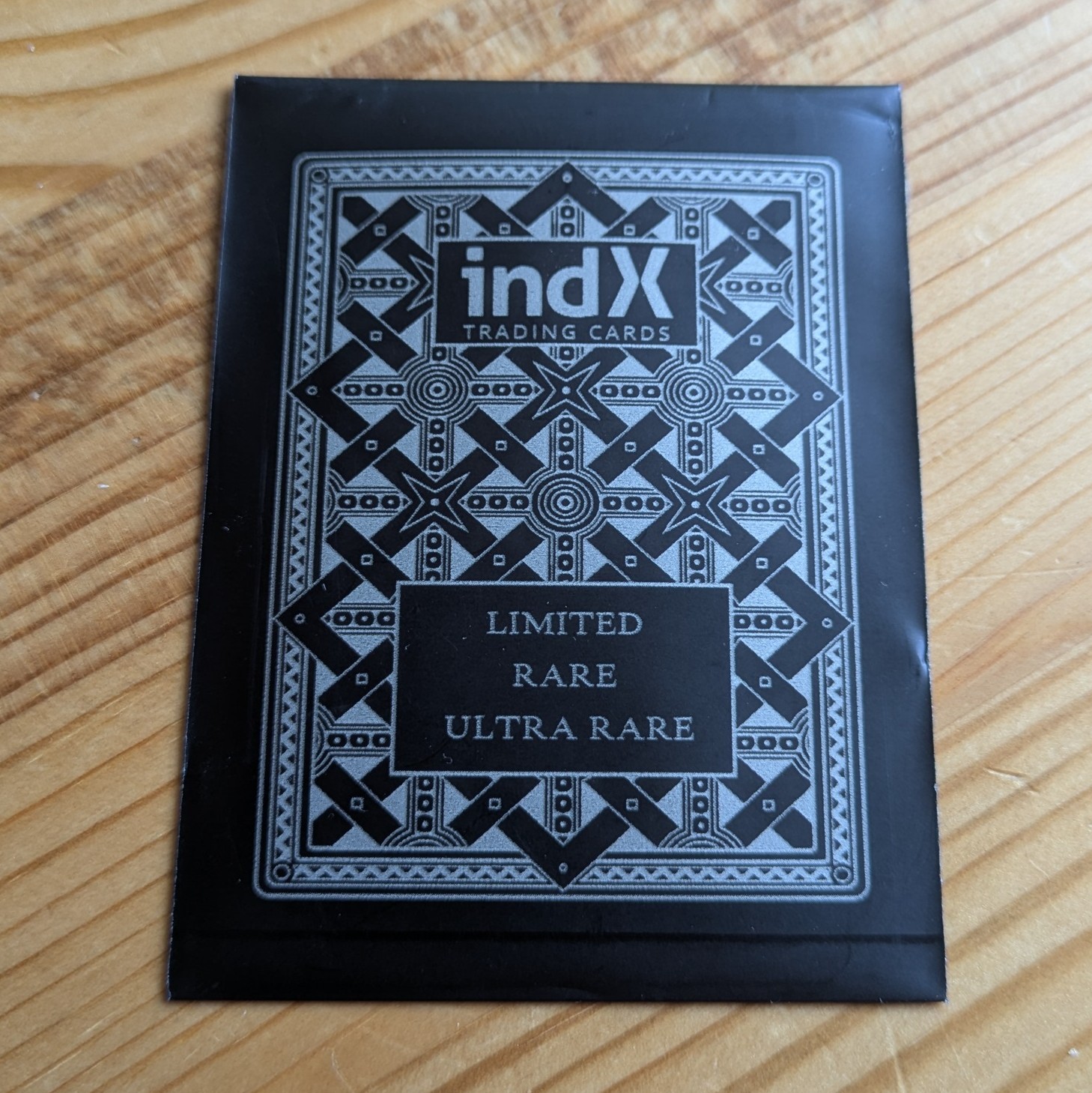 indX Metal Dinosaur Trading Card in blind collector pack image 2