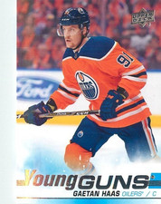 2019-20 Upper Deck Series 1 Young Guns Gaetan Haas #232 RC