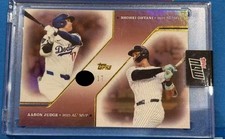 2025 Topps MVP Collection Shohei Ohtani Aaron Judge Dual Rose Gold 17/17 Japan