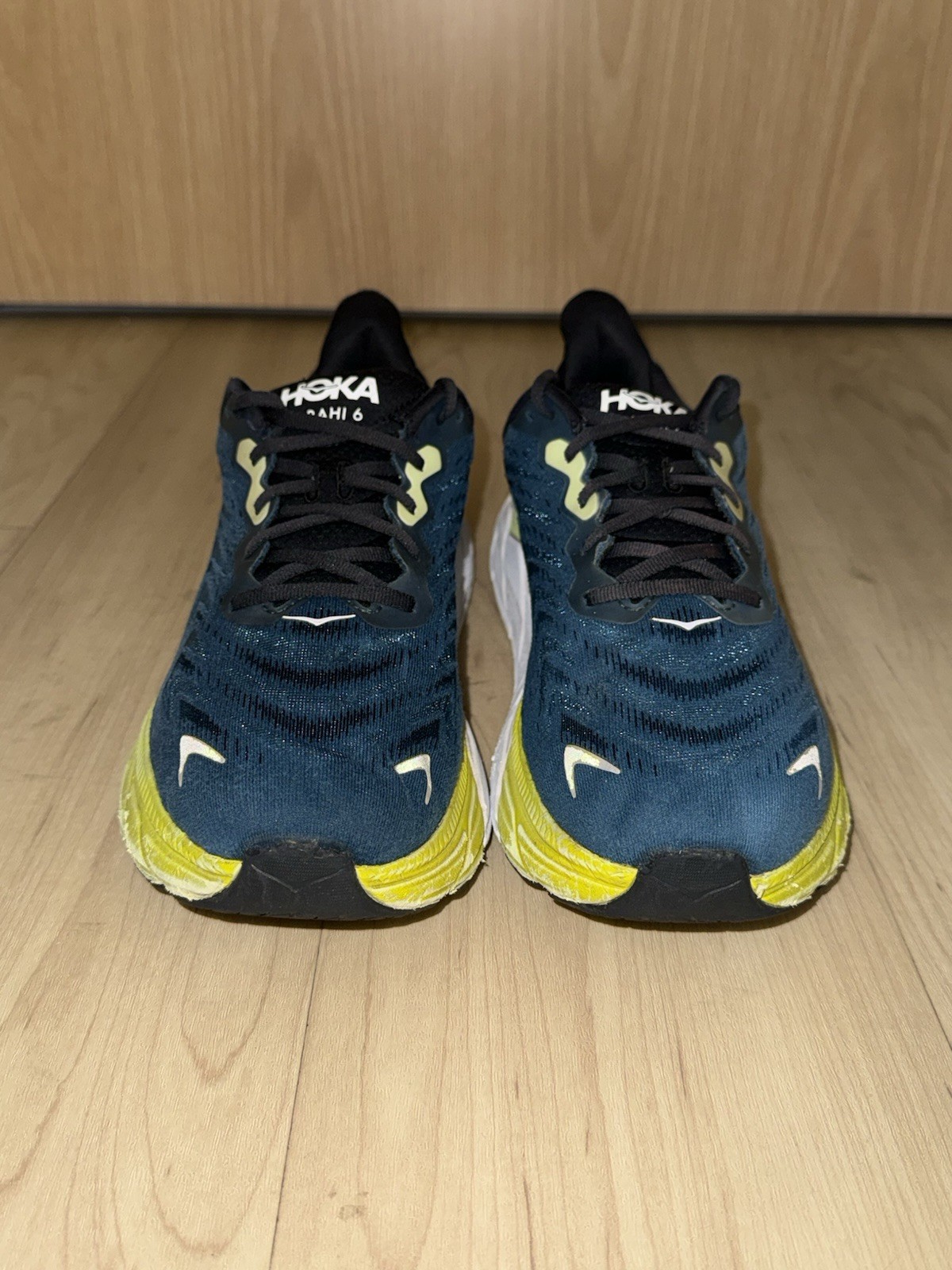 Hoka One One Mens Arahi 6 1123194 BGBCR Blue Running Shoes Sneakers Size 9.5 D thumbnail 3