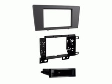 Einbaurahmen Doppel DIN Autoradio für Volvo S60 V70 XC70 2001-2004 dunkelgrau